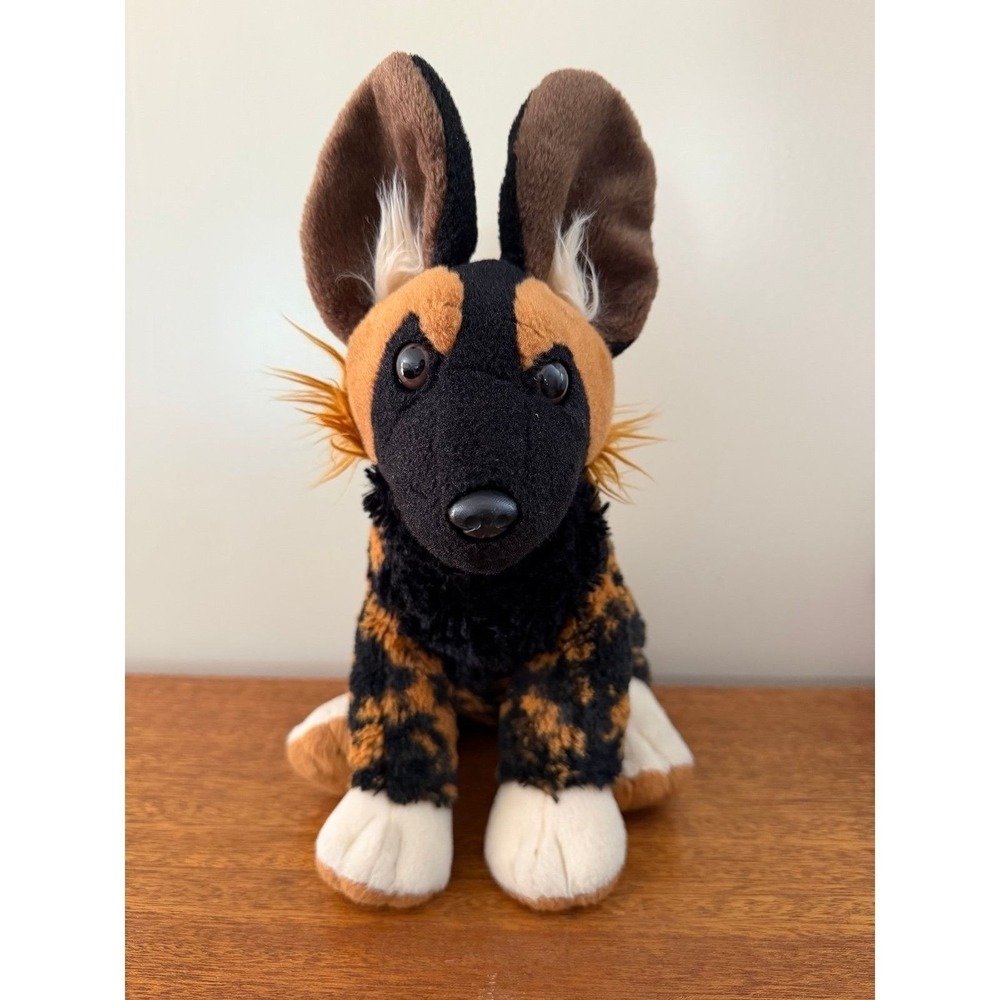 Wild Republic African Wild Dog / Calico Hyena Plush Stuffed Animal Soft Toy